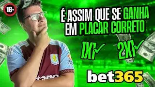 PLACAR CORRETO - Fa&ccedil;a isso na bet365 e veja RESULTADO