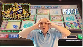 $20 a Spin on Pharaoh's Fortune Slot Machine and I'm Shocked at What Happened part 1