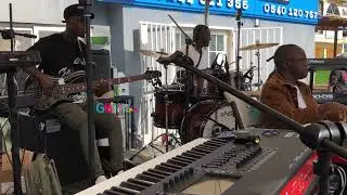 Jude Kofie And His Father Jamming Together At Virtual Sound Lab 
