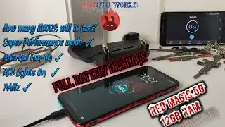 Nubia Red Magic 5G Battery Drainage Test | Gaming Smart Phone.