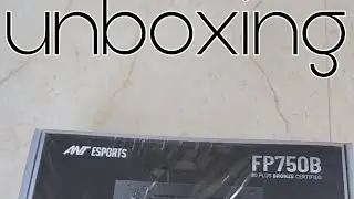 Ant Esports 750w PSU Unboxing