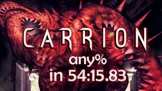 CARRION any% (NMG) Speedrun | - 54:15.83 - | World Record