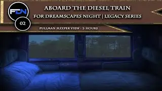 Aboard the Diesel Train - Pullman Sleeper View