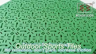 Outdoor Interlocking Pickleball Tennis Badminton Court Floor Tiles Mat Sports Flooring