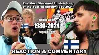 The Most Streamed Finnish Song of the Year on Spotify 1980-2024 REACTION
