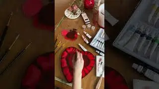Heart balloon painting tutorial ❣️