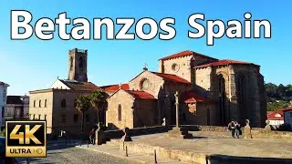 Betanzos Galicia walk | Spain | Virtual Walk | Historic city | tour | 4k