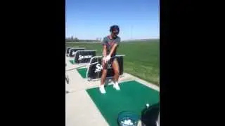 Me (Brittany Murata) hitting this long drive!