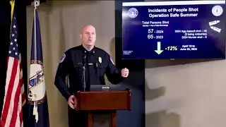 Chief Edwards talks about the decline of total people shot