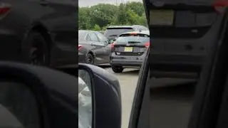 lady caught hit and run in New Jersey parking lot