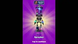 Unlocking spray bot in subway surfers
