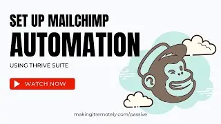 How to Set up an Email Welcome  Series in Mailchimp
