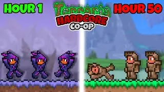 Terraria But It's IMPOSSIBLE | Hardcore Co-Op