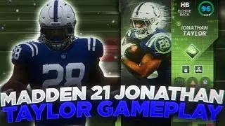 TOTW JONATHAN TAYLOR IS GOOD! MADDEN 21 TOTW JONATHAN TAYLOR GAMEPLAY! MADDEN 21 TOTW
