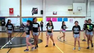 Keller Middle School Cheerleaders at STAAR Pep Rally
