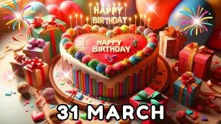 Happy Birthday, Today, 31 March, Birthday Song, Birthday wishes, hbd