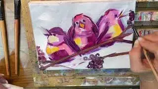 Three Chirpy little Birds