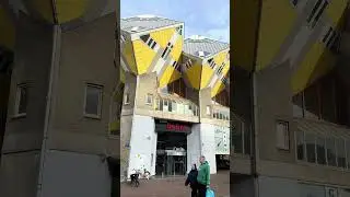Спать по наклонной - жилые дома Роттердам &ndash; Rotterdam, Нидерланды