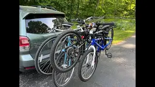CHANNEL TAKEOVER BY DAD!!! Can you fit 4 bikes??? Thule Apex XT 4 Bike Hitch Rack +++ Frame Adapters