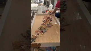 Resin epoxy Table Flower 1
