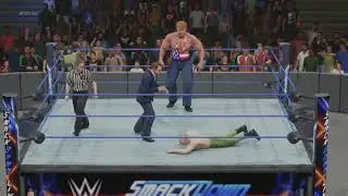 WWE 2K19 macron vs trump vs poutine