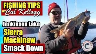 GIANT Lake Trout Caught on Jenkinson Reservoir! Crazy Fishing Tips & Wild Boat Chaos