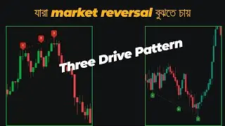 Three Drive Pattern Strategy | Market Reversal Secret | ICT & Smart Money Bangla Global market mind