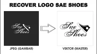 Recovery Logo Sae Shoes - JPEG Menjadi Vektor