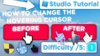 Roblox Studio Tutorial: How to make a Custom Hovering Cursor / Mouse [Model in Description]