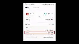 Как обменять TRON на USDT в кошельке TronLink