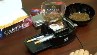 M TOBACCO Ltd. - Cigarette tube filling electrical machine with container CARTEL