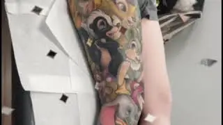 Disney sleeve tattoo
