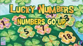 Lucky Numbers Board Game #1 : NUMBERS GO UP | 3 Player