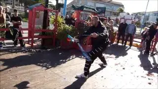 CCK Taiji Tang Lang double saber form at chinese New year 2014