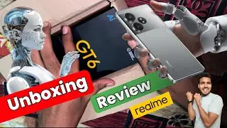 Realme GT 6 📱Unboxing and Review in Hindi | realme gt 6 unboxing green colour | Realme AI Phone 2024