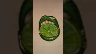 The Iconic Lime Lip Drawing