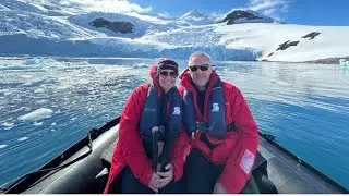 Brent and Angie in Antarctica