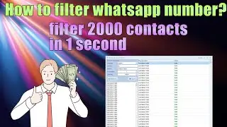 how to filter whatsapp phone number?#whatsapp #whatsappfilter #whatsappbulk