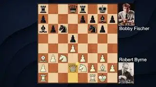 Robert Byrne  vs  Bobby Fischer. Nueva York, 1963