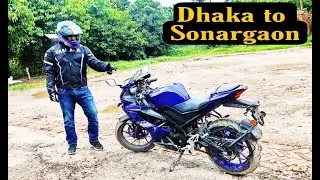 Dhaka to Sonargaon motovlog | First video on youtube | The Throttler