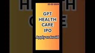 GPT Healthcare IPO Review #shorts #ipo