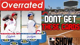 The MOST OVERRATED Cards in MLB The Show 20...