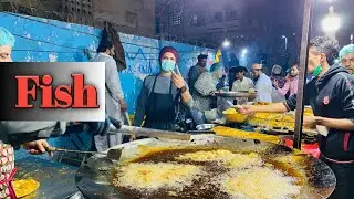 | FRIED FISH | PRAWNS GRILLED FISH  | AKRAM FISH POINT | PAKISTAN FOOD STREET | BEST FISH