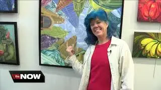 Artist's love of color and Buffalo is revealed in her work