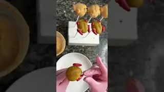Turkey cakepop tutorial #shortvideo #thanksgiving #cakedecorating #shorts
