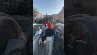 tapping current in narrow road 🤣😂😂