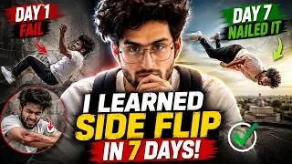 I Tried Learning a Side Flip in 7 Days (It Nearly Broke Me)