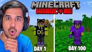 I Survived 100 Days In Hardcore Minecraft || DESI GAMERS