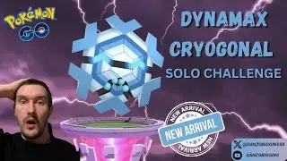Dynamax Cryogonal - Solo Challenge on Pok&eacute;mon GO! 👀💪❄️