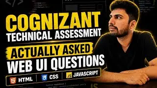 Cognizant Technical Assessment Web UI Questions | Cognizant Actual Web Based Questions